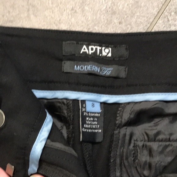 Black Trouser Shorts - Picture 2 of 3